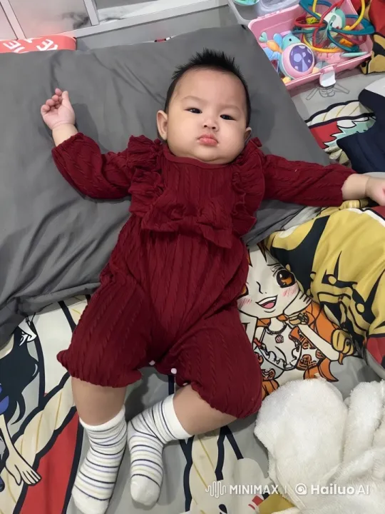 Baby Dancing Energetically on Bed with Toys – AI Generated Video | Hailuo AI