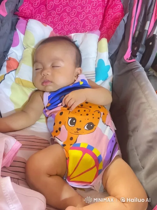 Baby Dances and Punctuates Joyfully in Stroller – AI Generated Video | Hailuo AI