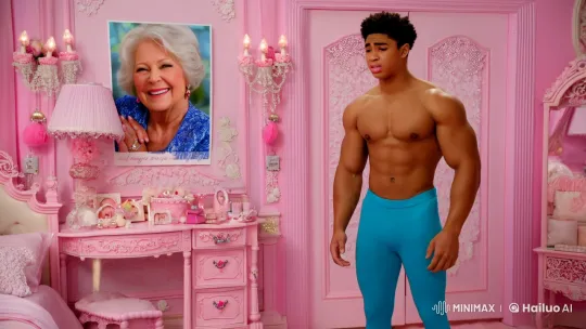 Feminine Bedroom Reveal: Woman Mimics Grandmother's Image – AI Generated Video | Hailuo AI