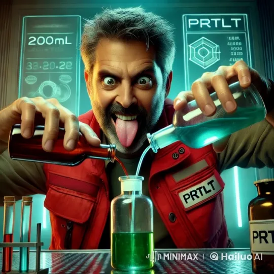 Man Conducts Dramatic Lab Experiment with Dual Liquids – AI Generated Video | Hailuo AI