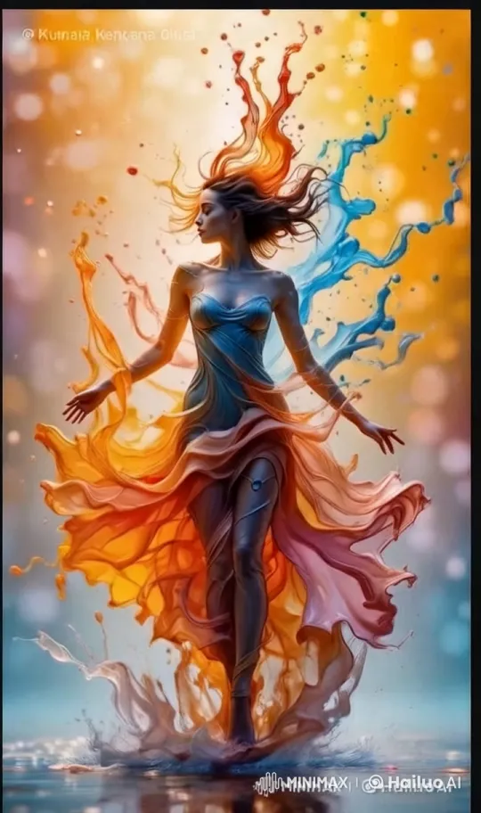 Title: Fluid Dance of Female Form – AI Generated Video | Hailuo AI