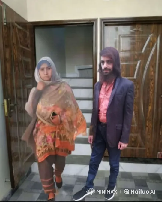 Traditional Outfit Woman Walks Out in Bright Indoor Setting – AI Generated Video | Hailuo AI