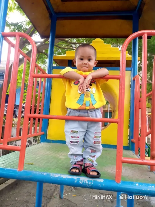 Child Performing Pencak Silat on Vibrant Playground – AI Generated Video | Hailuo AI