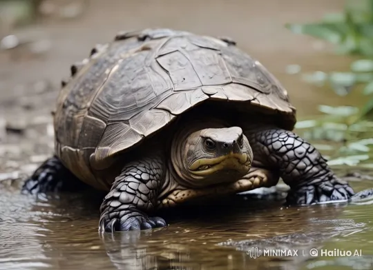 Turtle's Deliberate Journey Through Serene Nature – AI Generated Video | Hailuo AI