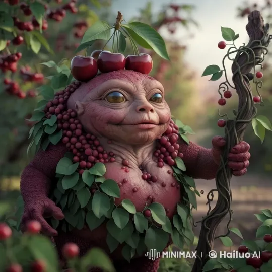 Enchanted Character in Lush Orchard with Parallax Depth – AI Generated Video | Hailuo AI