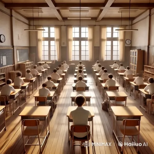 Focused Learning Space in a Serene Classroom – AI Generated Video | Hailuo AI