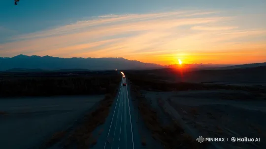 Afghanistan's Most Beautiful Sunset Scene – AI Generated Video | Hailuo AI