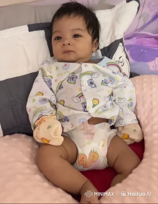 Baby Dancing Joyfully in Cozy Bedroom Setting – AI Generated Video | Hailuo AI