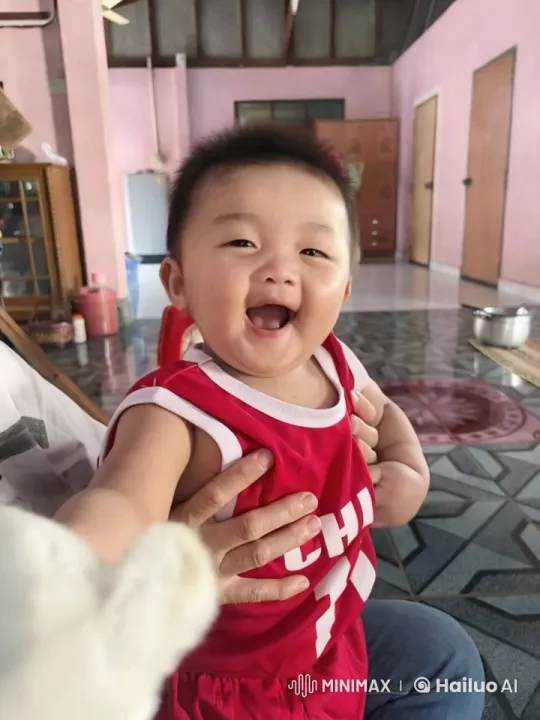 Child Enthusiastically Performs Kung Fu in Cozy Room – AI Generated Video | Hailuo AI