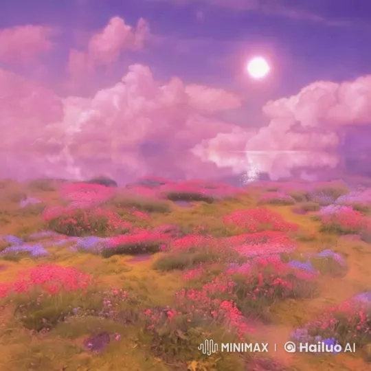 Dreamy Meadow Landscape with Soft Light and Gentle Flow – AI Generated Video | Hailuo AI
