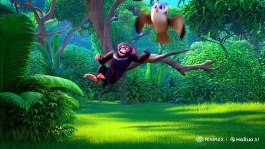 Jungle Harmony: Dynamic Life and Graceful Interactions – AI Generated Video | Hailuo AI