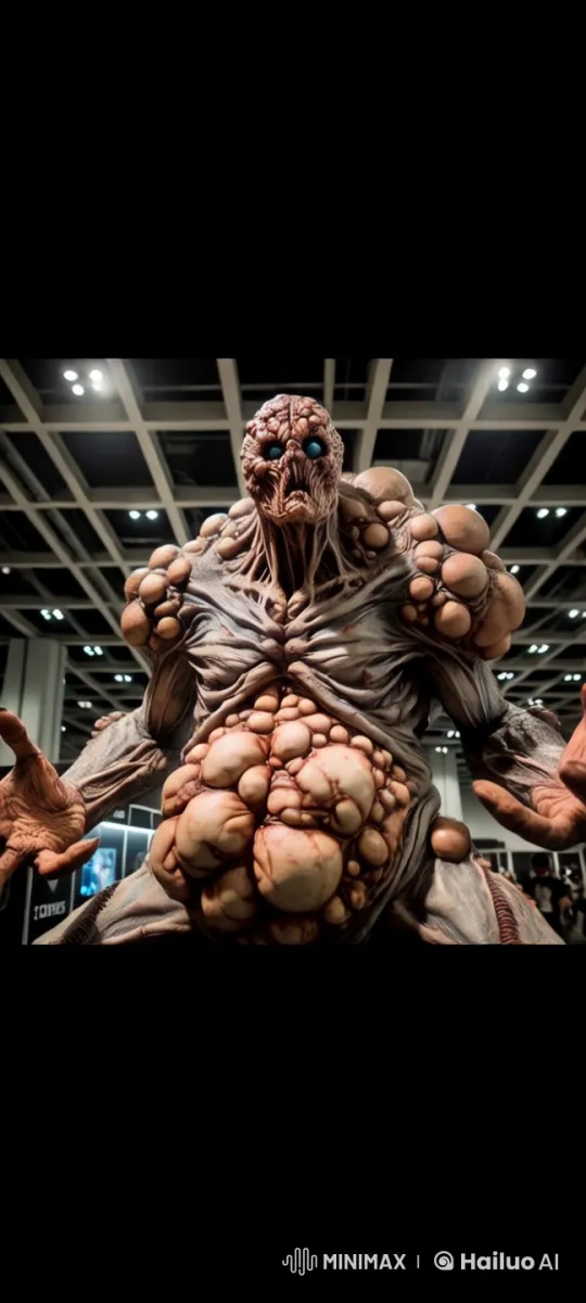 Grotesque Creature Captured in Artistic Horror Short – AI Generated Video | Hailuo AI