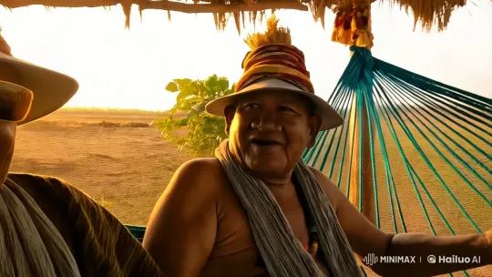 Wayuu Elders Engage in Reflective Conversation – AI Generated Video | Hailuo AI