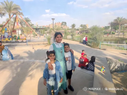 Amusement Park Conflict Amidst Joyful Chaos – AI Generated Video | Hailuo AI