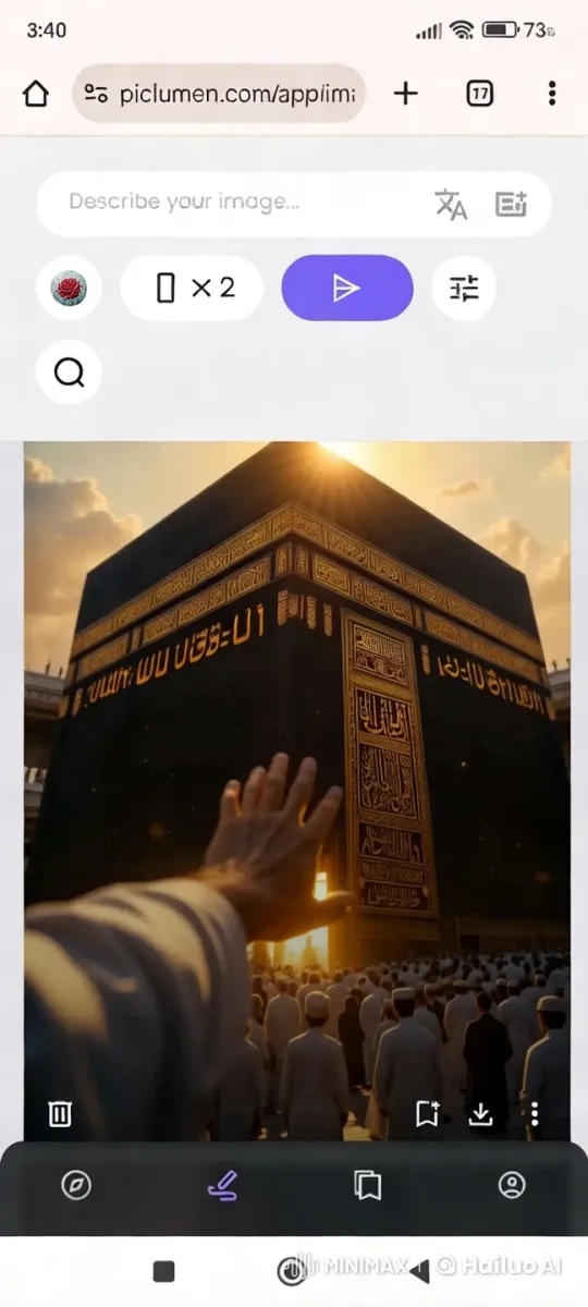 The Sacred Door of the Kaaba: A Cinematic Journey – AI Generated Video | Hailuo AI