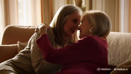 Aesthetic Intimacy: Mature Women's Close Moment – AI Generated Video | Hailuo AI