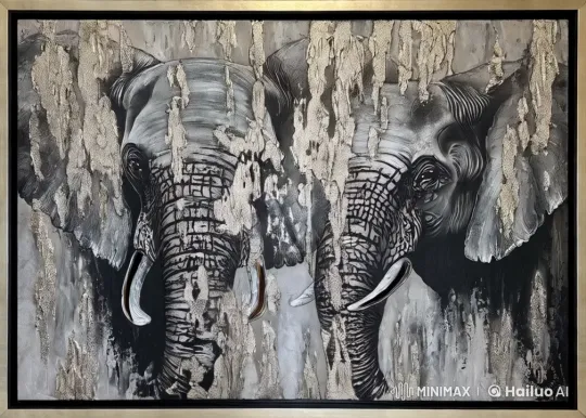 Aesthetic Dance of Intricate Elephants – AI Generated Video | Hailuo AI