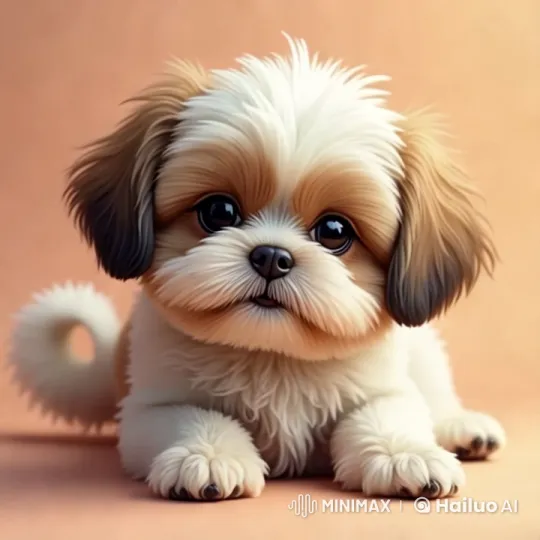 Adorable Puppy Explores Backyard, Breaks Fourth Wall – AI Generated Video | Hailuo AI