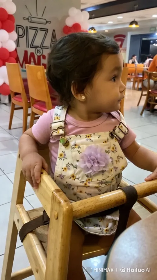 Toddler Dances and Mimics Kung Fu in Bustling Pizza Restaurant – AI Generated Video | Hailuo AI