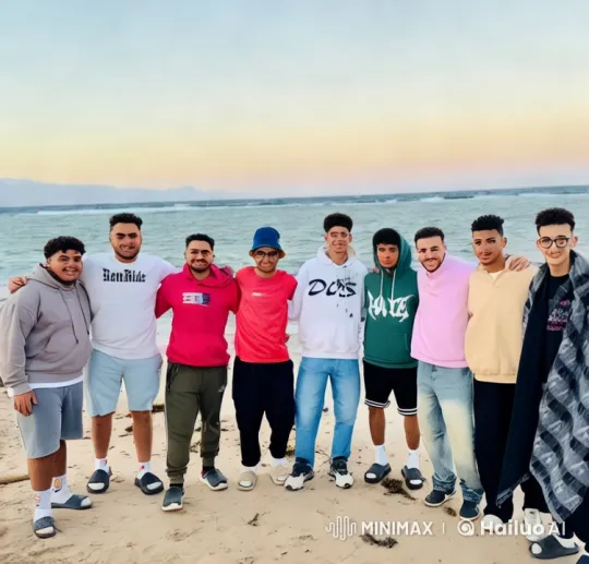 Friends Perform Synchronized Kung Fu on Beach at Sunset – AI Generated Video | Hailuo AI