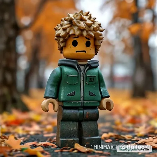 Lego Man's Autumn Drive in Live2D Animation – AI Generated Video | Hailuo AI