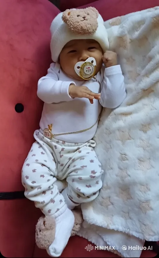 Baby in Bear Print Outfit Mimics Kung Fu and Dances – AI Generated Video | Hailuo AI