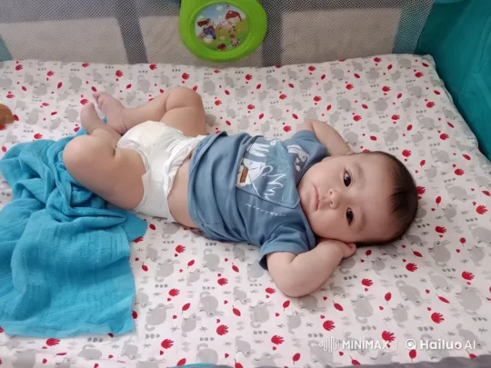 Baby Awakens and Dances in Playpen – AI Generated Video | Hailuo AI