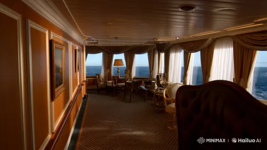 Luxury Cruise Ship Devastated by Tsunami - POV Chaos – AI Generated Video | Hailuo AI