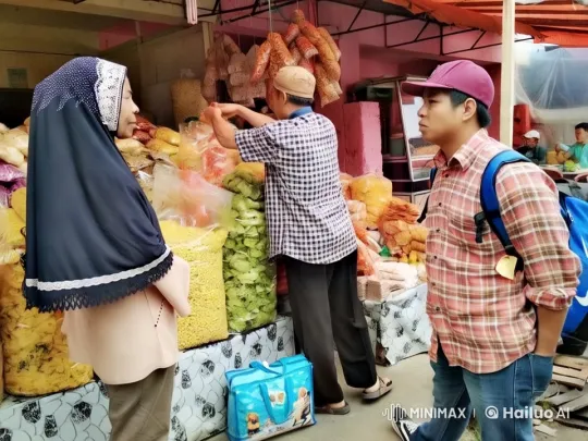 Market Scene: Diverse Characters, Snack Stalls, and Vibrant Colors – AI Generated Video | Hailuo AI