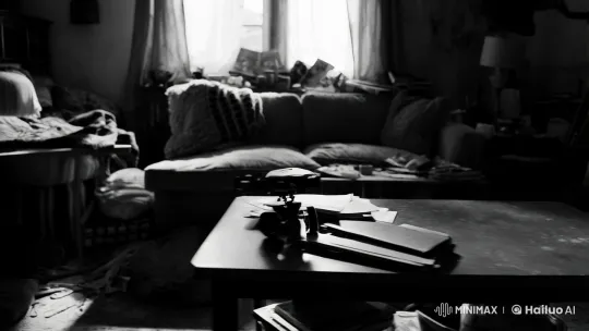 Precision Robodance in Chaotic Living Room Setting – AI Generated Video | Hailuo AI