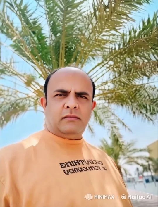 Man with Gun in Palm Grove - Tense Aesthetic – AI Generated Video | Hailuo AI