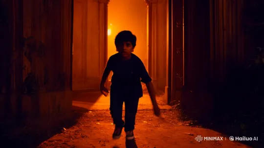 Aniruddh's Haunted Encounter at the Gothic Mansion – AI Generated Video | Hailuo AI