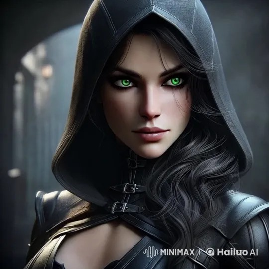 Mysterious Character in Dark Hooded Leather - Live2D Animation – AI Generated Video | Hailuo AI
