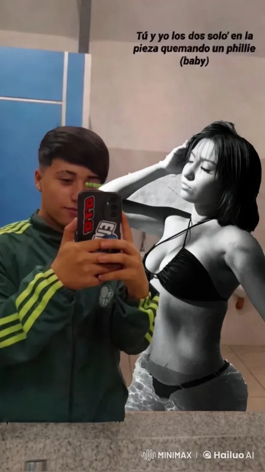 Young Man Takes Selfie with Woman in Bikini – AI Generated Video | Hailuo AI