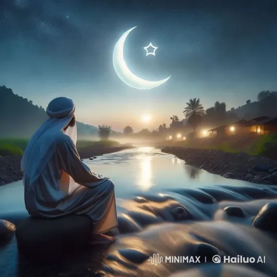 Tranquil Night Reflections by the River – AI Generated Video | Hailuo AI