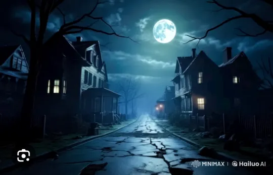 Eerie Village in Forest with Mysterious Atmosphere – AI Generated Video | Hailuo AI