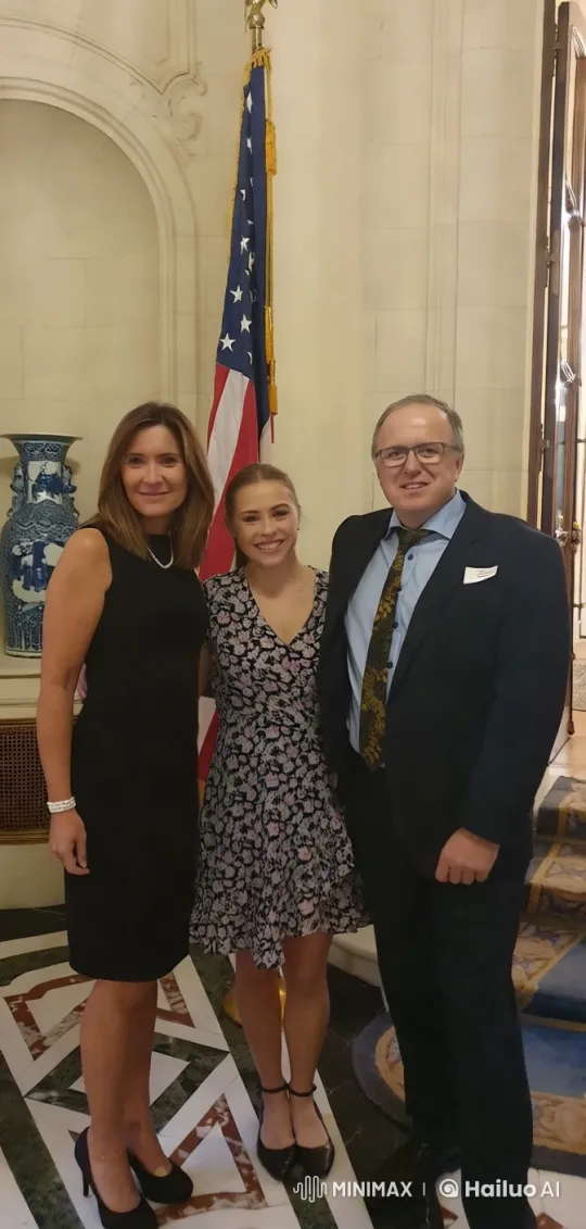 Formal Portrait of Trio in Elegant Setting – AI Generated Video | Hailuo AI