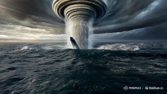 Colossal Hurricane Unleashes Serpentine Majesty Amidst Chaos – AI Generated Video | Hailuo AI