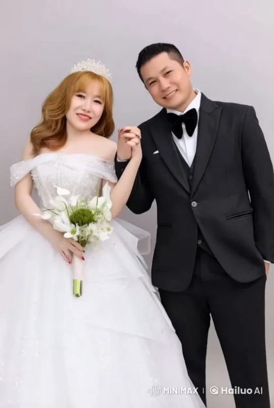 Elegant Wedding Couple in Live2D Animation – AI Generated Video | Hailuo AI
