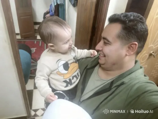 Man and Child's Playful Wrestling in Hallway – AI Generated Video | Hailuo AI