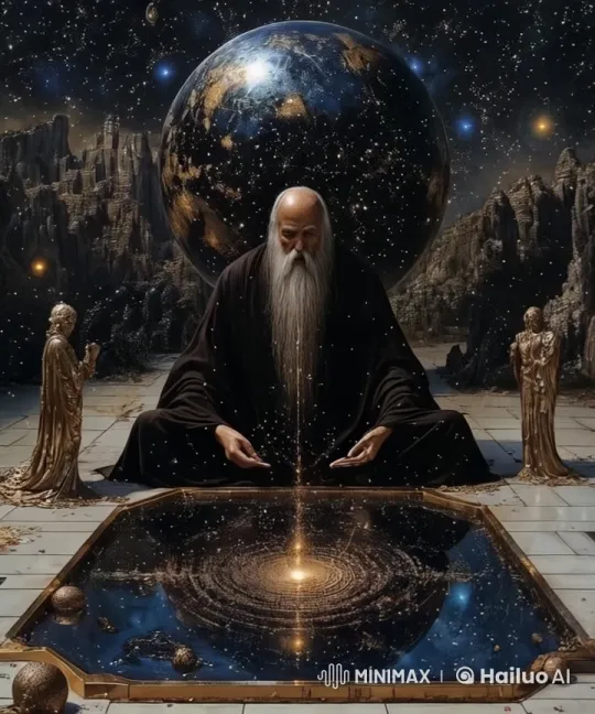 Mystical Character in Cosmic Environment with Magical Effects – AI Generated Video | Hailuo AI