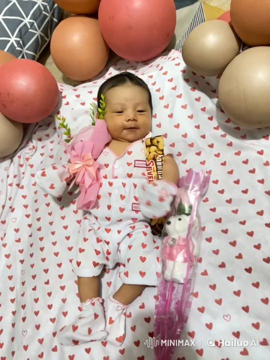 Baby Dancing Joyfully in Heart-Themed Setting – AI Generated Video | Hailuo AI