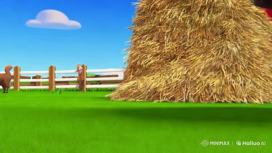 Lola the Cow: Whimsical Farmyard Interactions – AI Generated Video | Hailuo AI