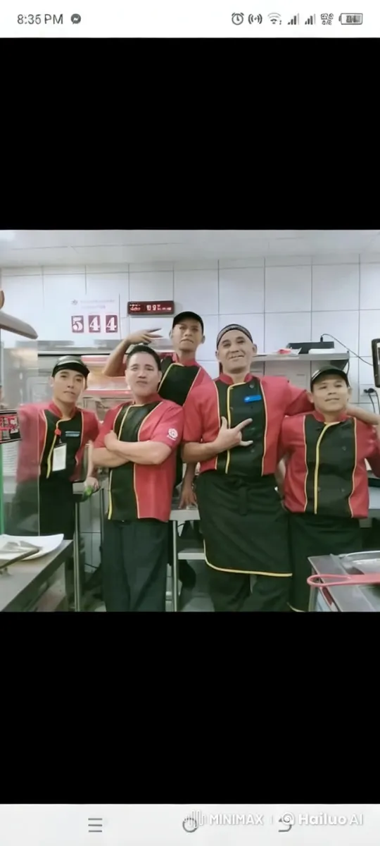 Red and Black Kungfu Team Demonstrates Skillful Coordination – AI Generated Video | Hailuo AI