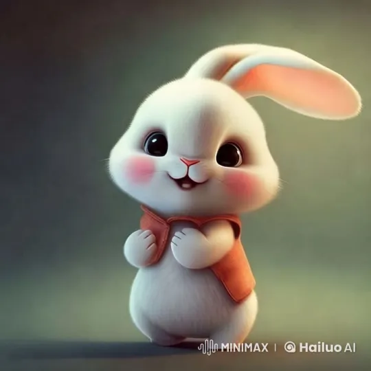 Fluffy Rabbit Protects Garden from Cunning Fox – AI Generated Video | Hailuo AI