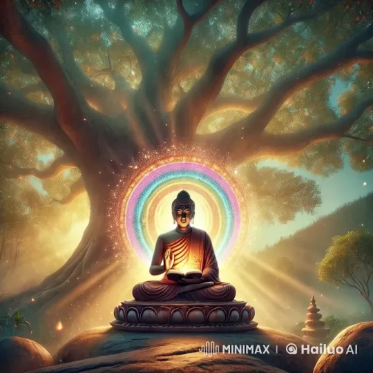 Mystical Buddha Serenity: Harmony of Nature and Enlightenment – AI Generated Video | Hailuo AI