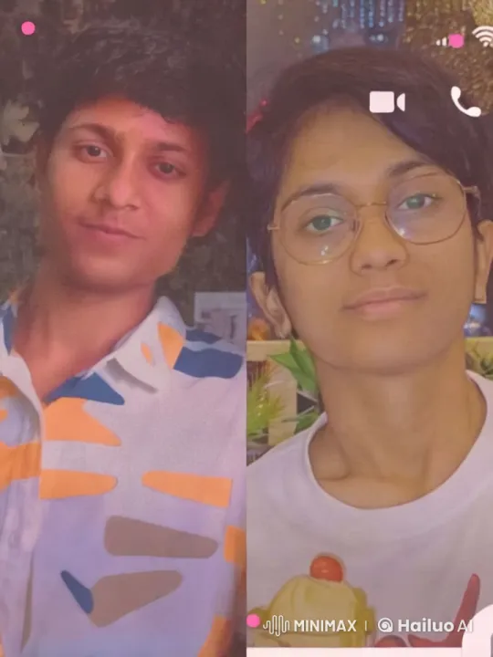 Two Individuals Kiss in Festive Decorated Setting – AI Generated Video | Hailuo AI