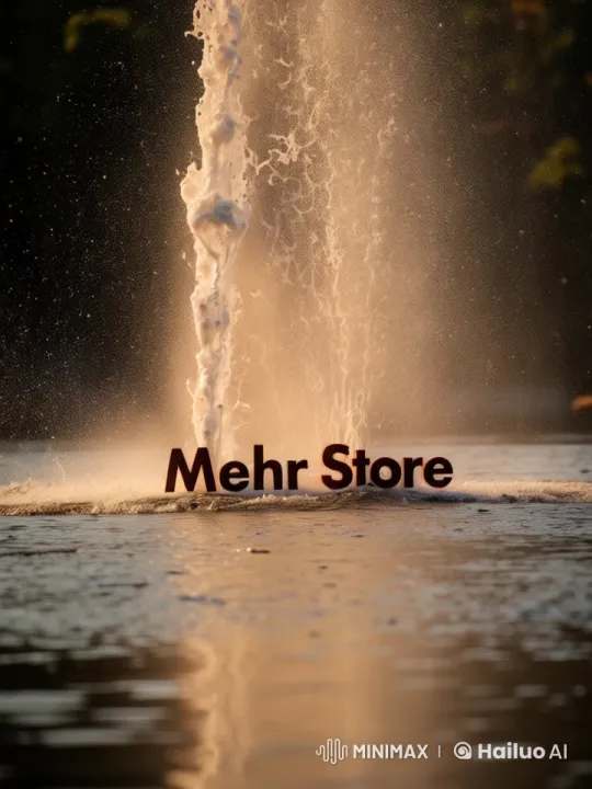 Mehr Store: Tranquil Lake with Dramatic Explosion Scene – AI Generated Video | Hailuo AI
