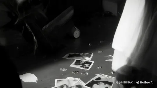 Couple Argues in Chaotic, Symbolic Black and White Room – AI Generated Video | Hailuo AI