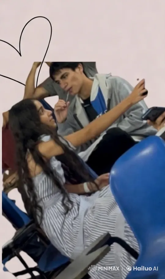 Young Couple Shares Intimate Moment in Serene Setting – AI Generated Video | Hailuo AI